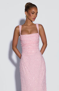 Vestido Maxi con Brillo Naima Gala