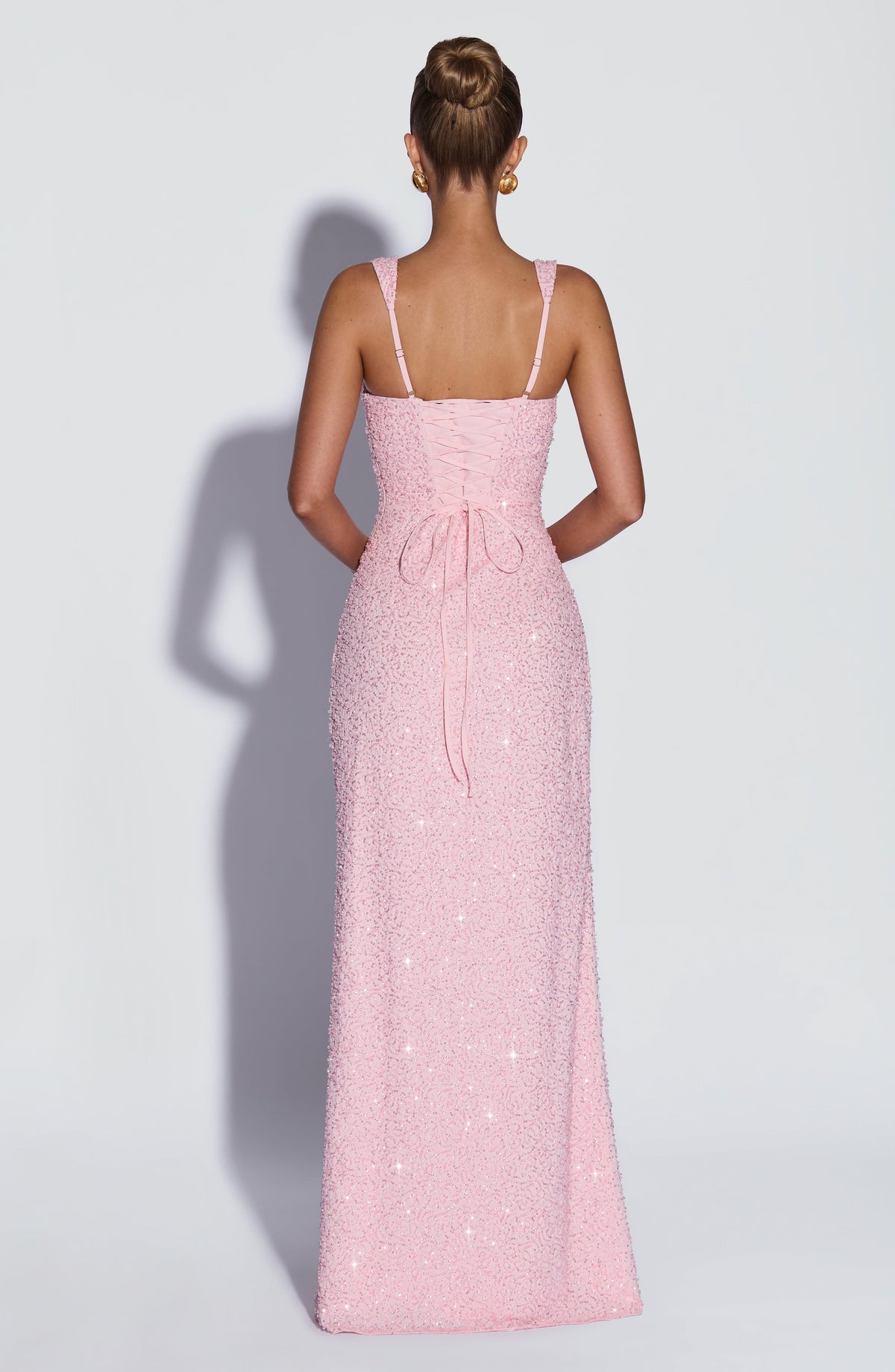 Vestido Maxi con Brillo Naima Gala