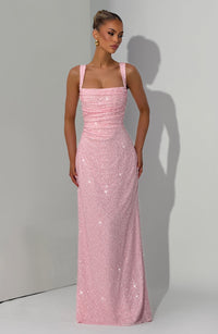 Vestido Maxi con Brillo Naima Gala