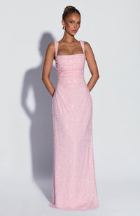 Vestido Maxi con Brillo Naima Gala