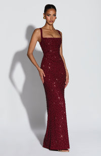 Vestido Maxi con Brillo Naima Aroa