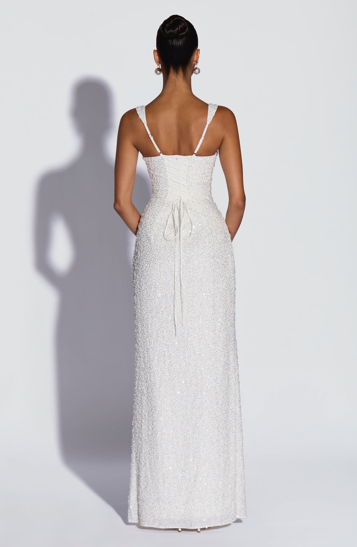 Vestido Maxi con Brillo Naima Aroa