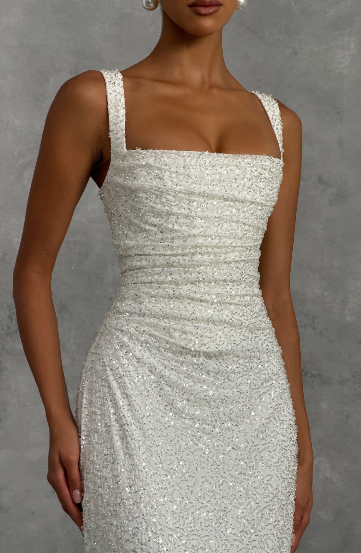 Vestido Maxi con Brillo Naima Gala