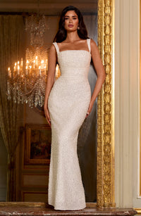 Vestido Maxi con Brillo Naima Gala