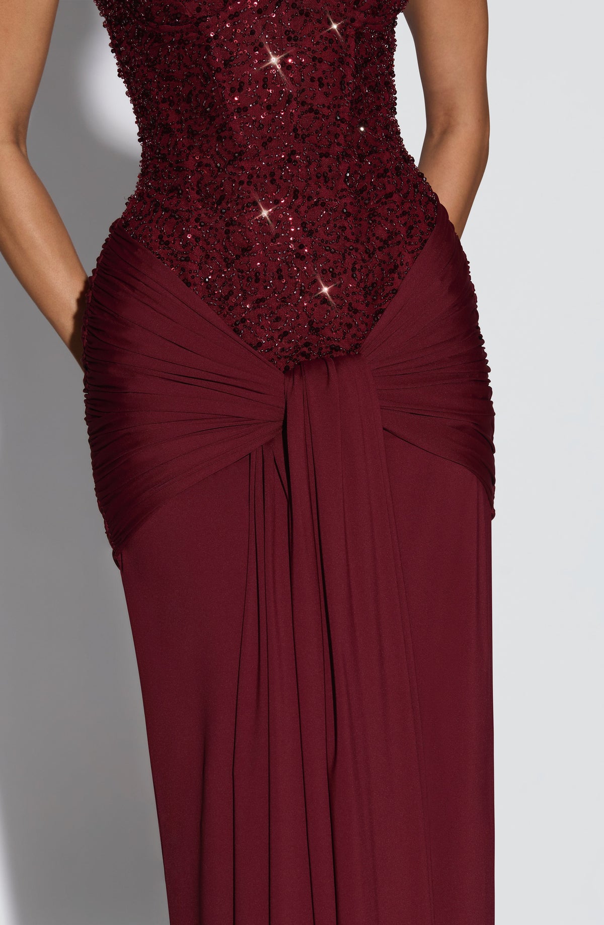 Vestido Maxi Corsé Brisa Celeste