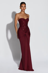 Vestido Maxi Corsé Brisa Celeste