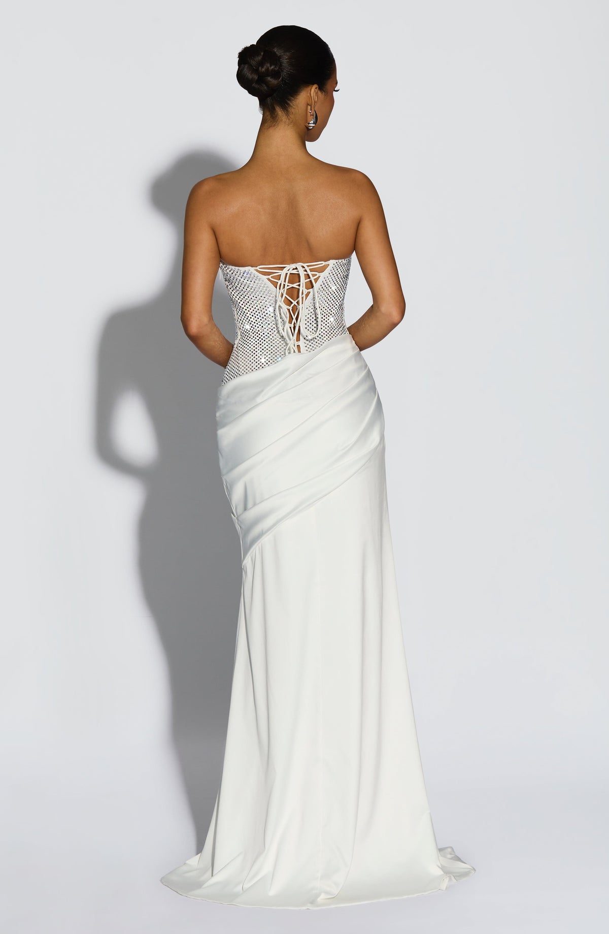Vestido Maxi con Brillo Alba Iria