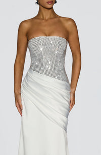 Vestido Maxi con Brillo Alba Iria