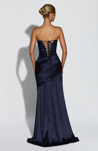 Vestido Maxi con Brillo Alba Ana
