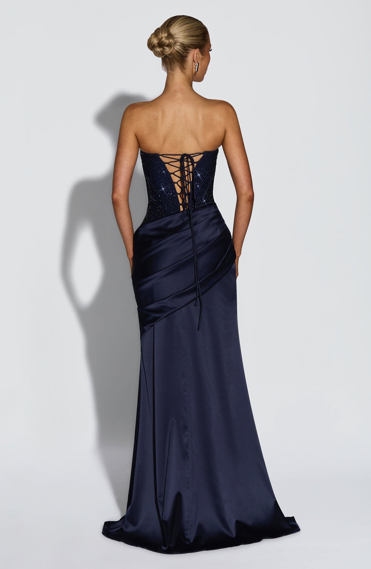 Vestido Maxi con Brillo Alba Iria