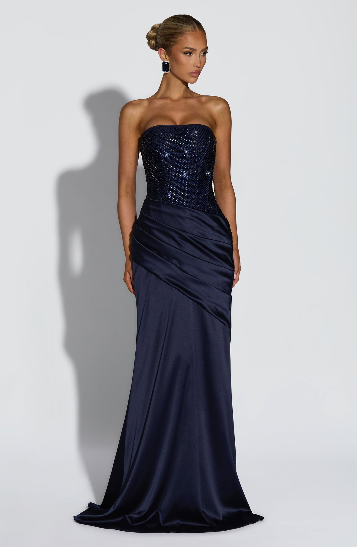 Vestido Maxi con Brillo Alba Ana