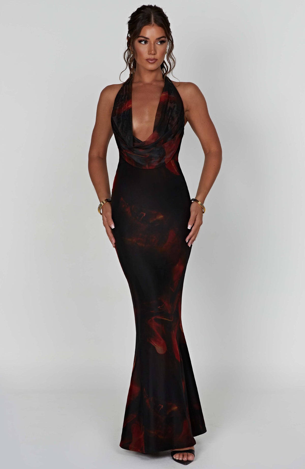 Vestido Maxi Halter Candela Martina