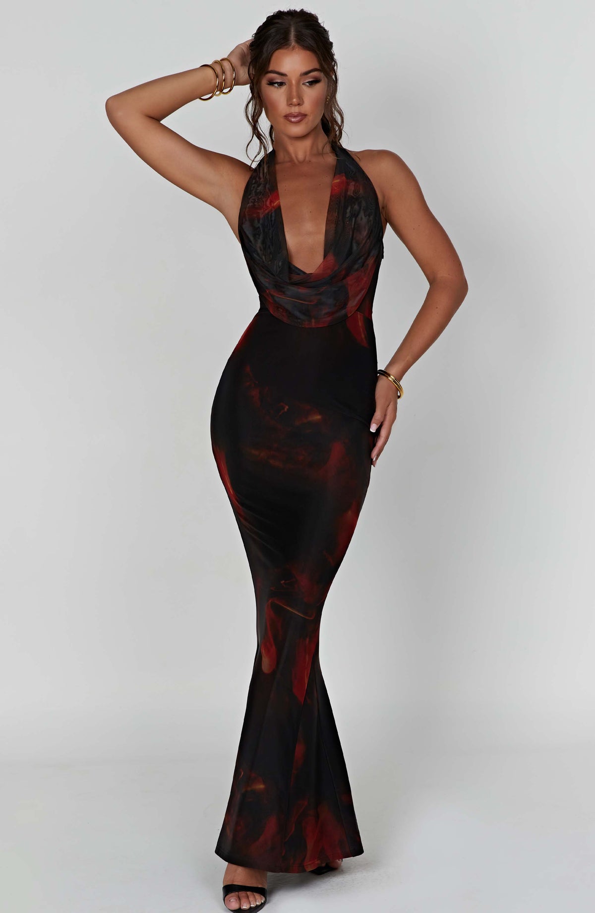 Vestido Maxi Halter Candela Greta