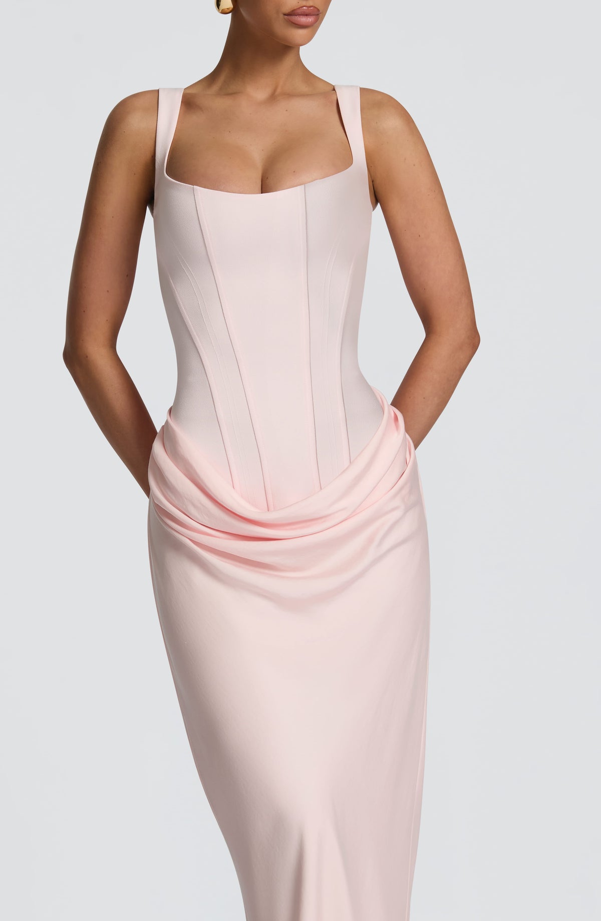 Vestido Maxi Corsé Estela Miriam