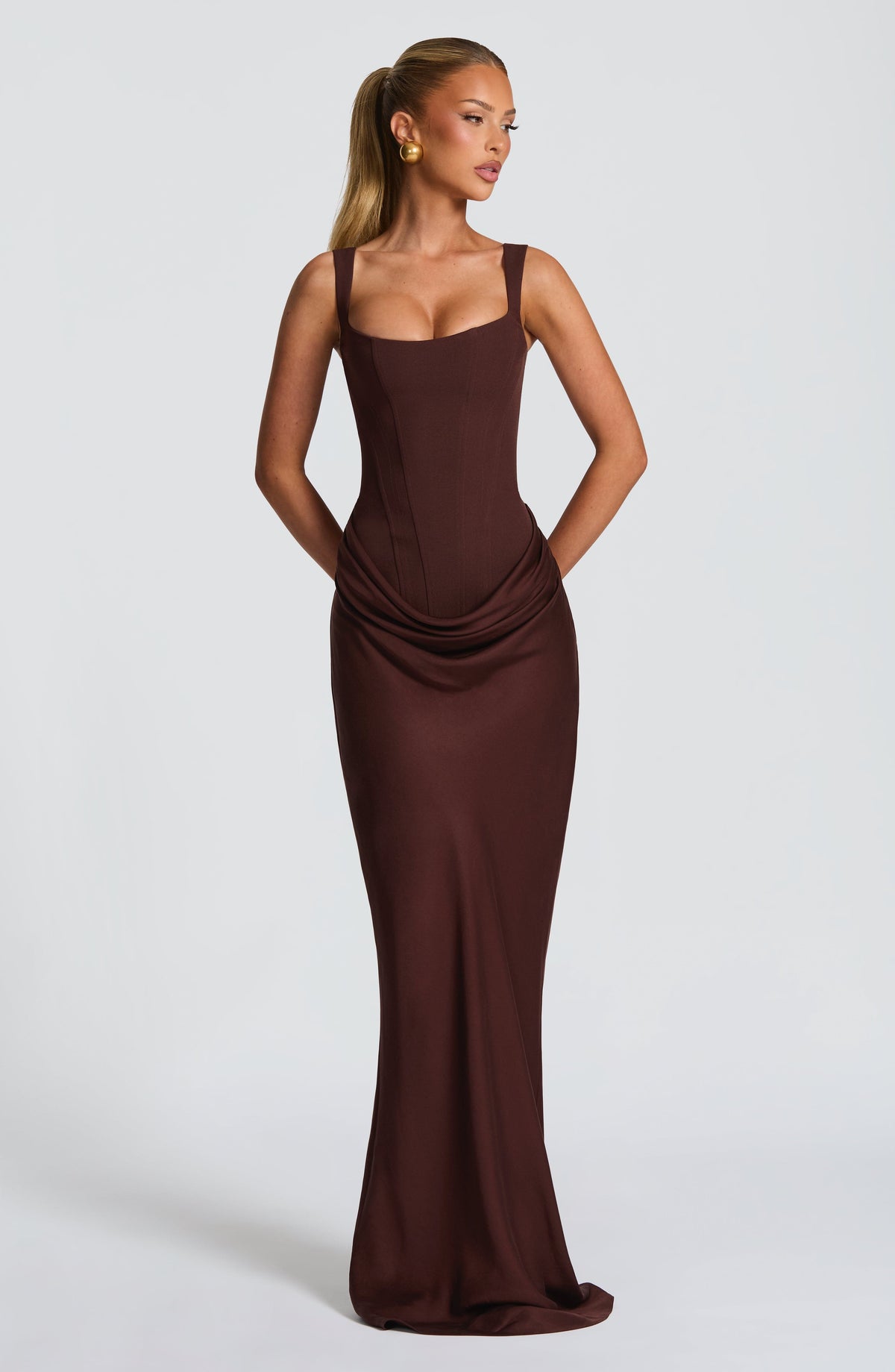 Vestido Maxi Corsé Estela Miriam