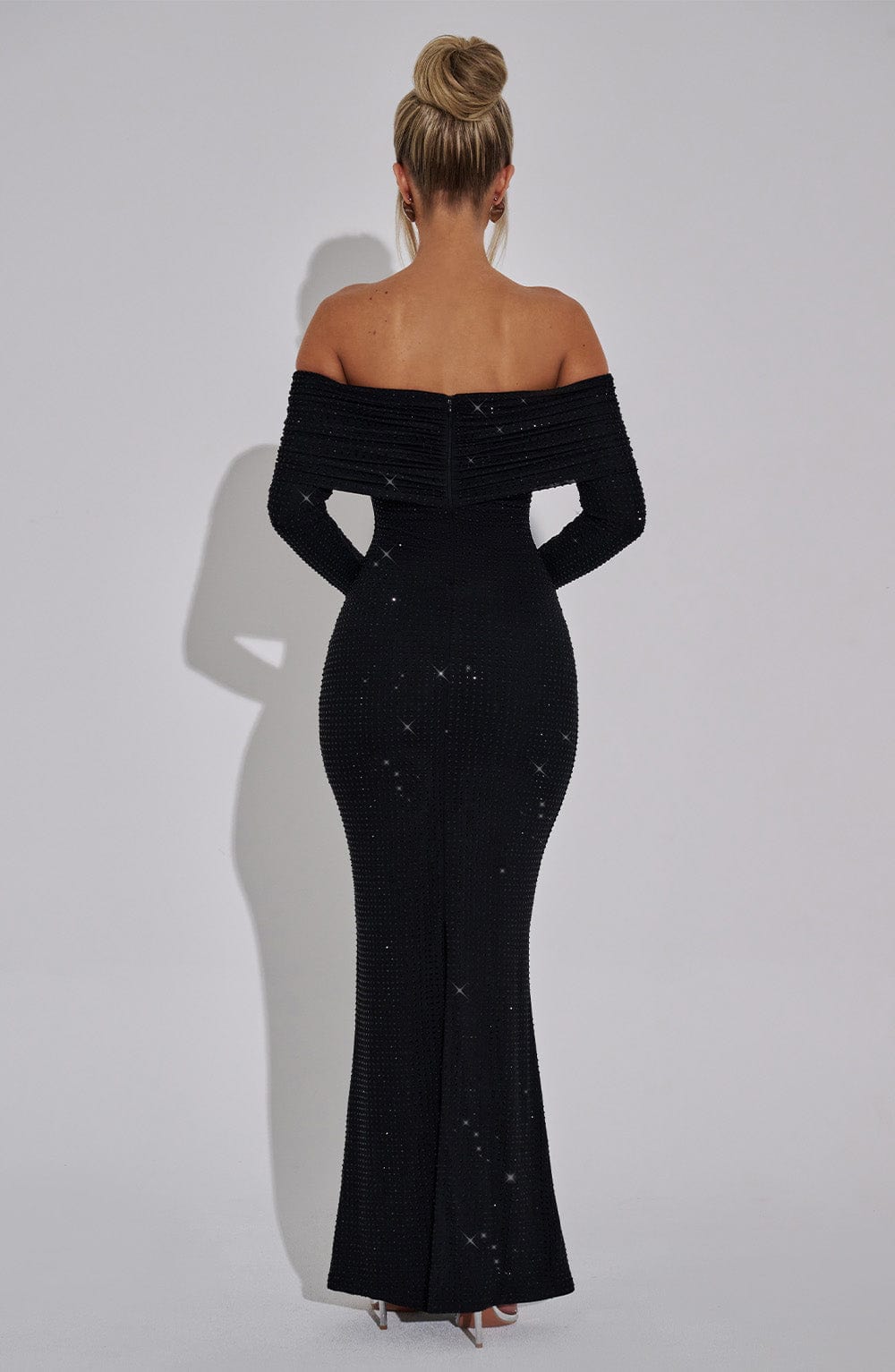 Vestido Maxi con Brillo Sofia