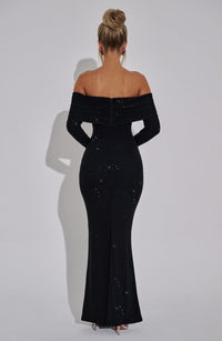Vestido Maxi con Brillo Sofia