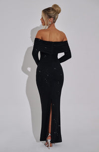 Vestido Maxi con Brillo Sofia