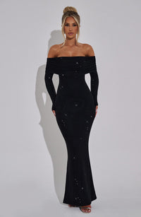 Vestido Maxi con Brillo Sofia
