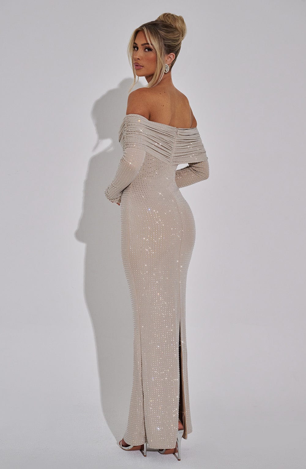 Vestido Maxi con Brillo Sonia