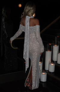 Vestido Maxi con Brillo Sonia