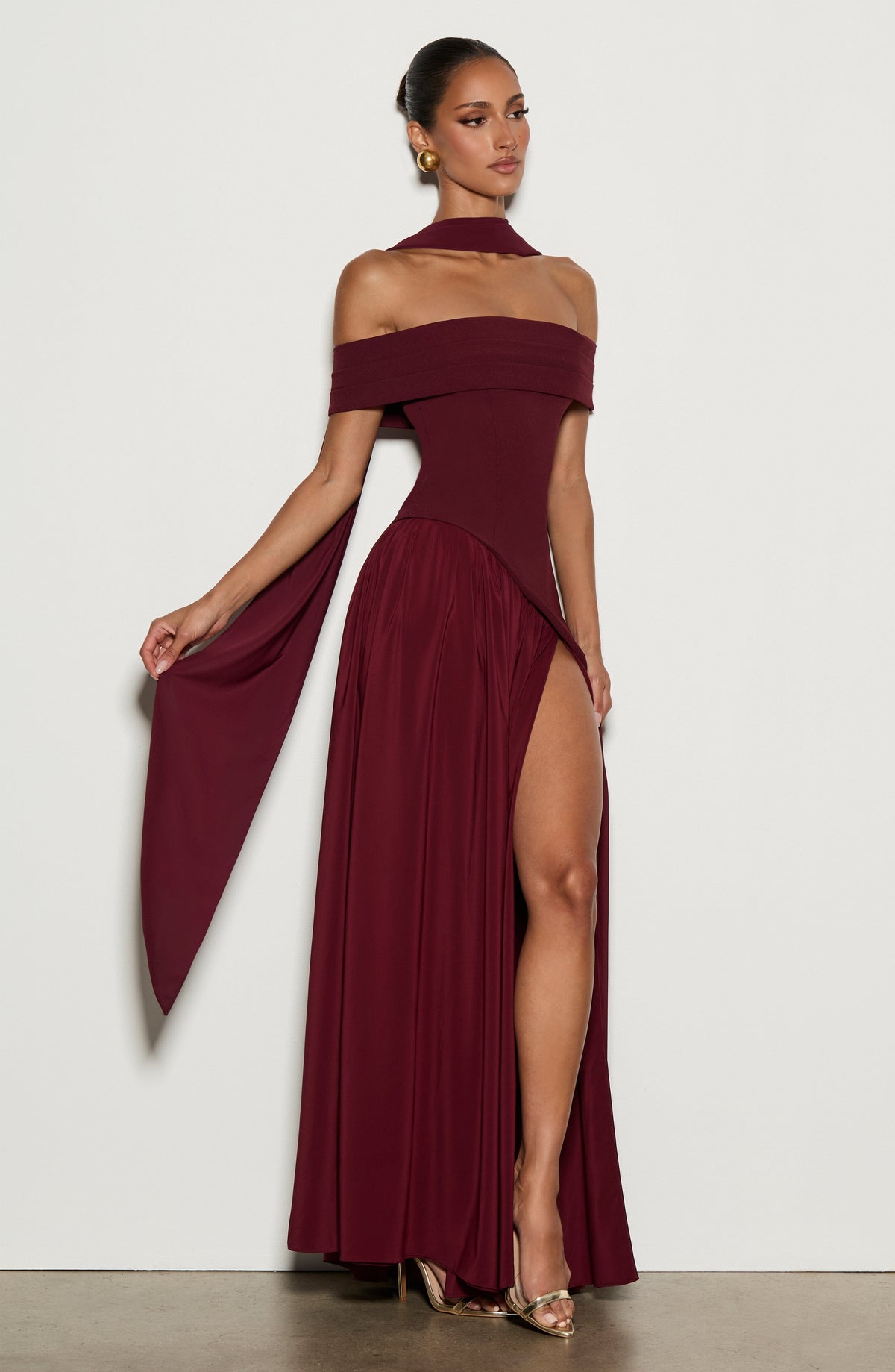 Vestido Maxi Bardot Xenia