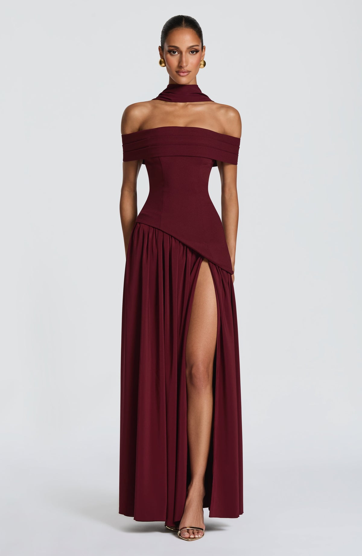 Vestido Maxi Bardot Xenia