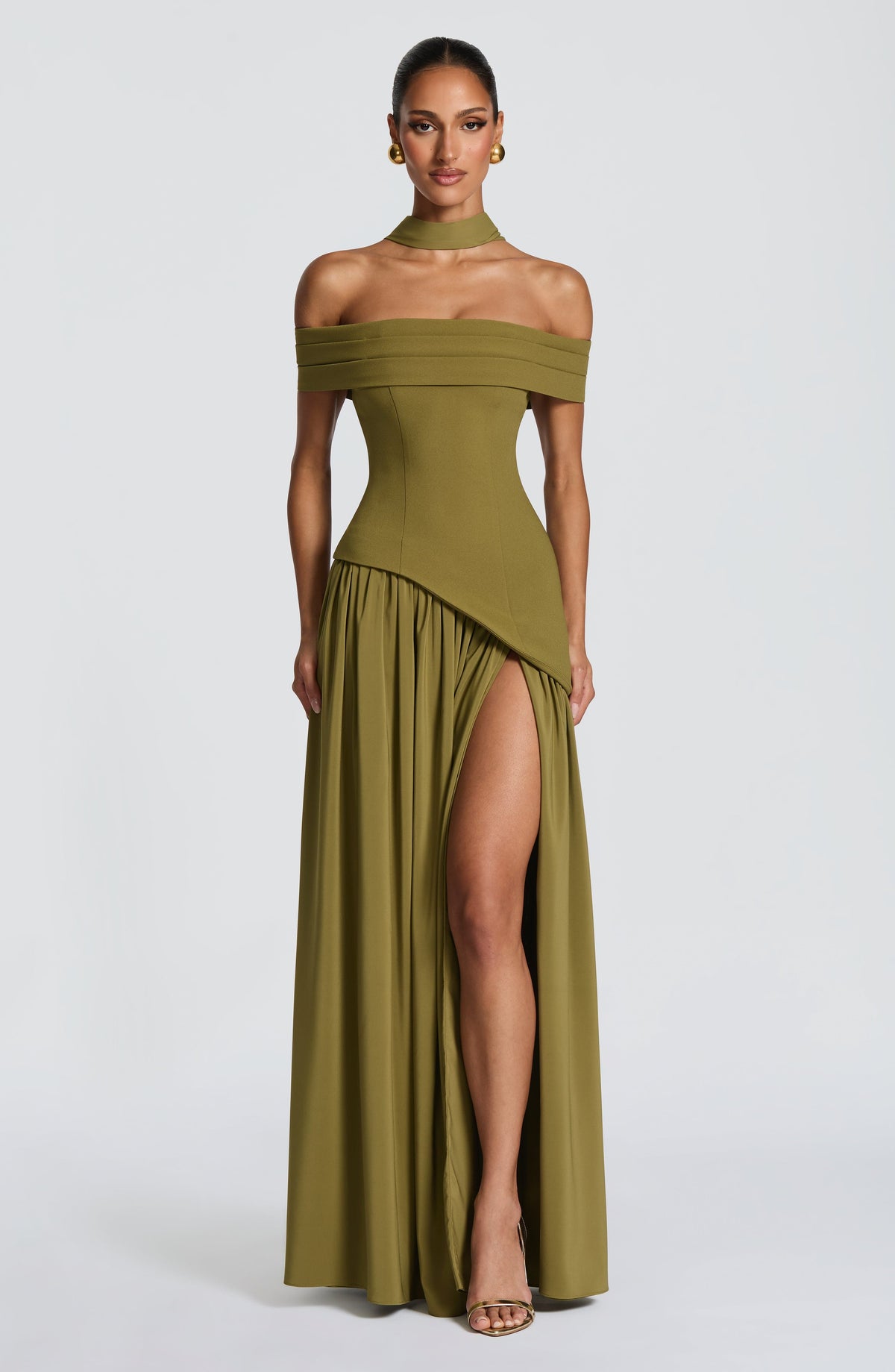 Vestido Maxi Bardot Sonia