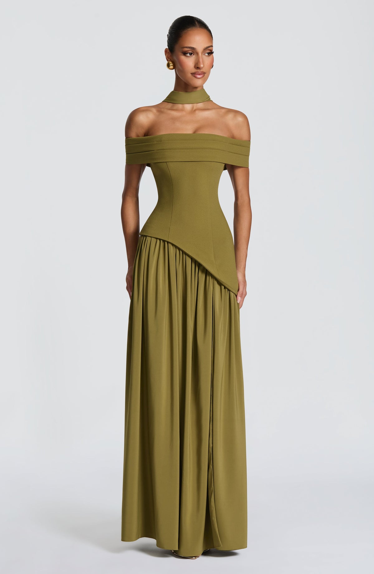 Vestido Maxi Bardot Xenia