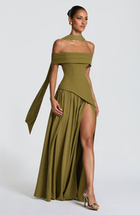 Vestido Maxi Bardot Sonia