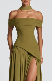 Vestido Maxi Bardot Xenia