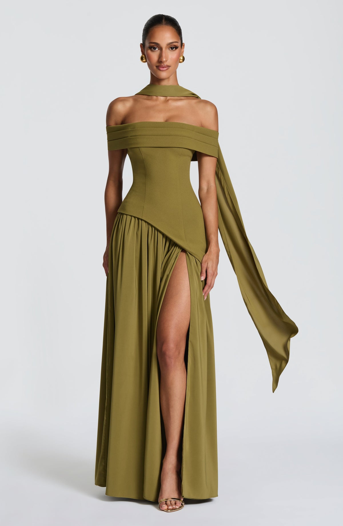 Vestido Maxi Bardot Sonia