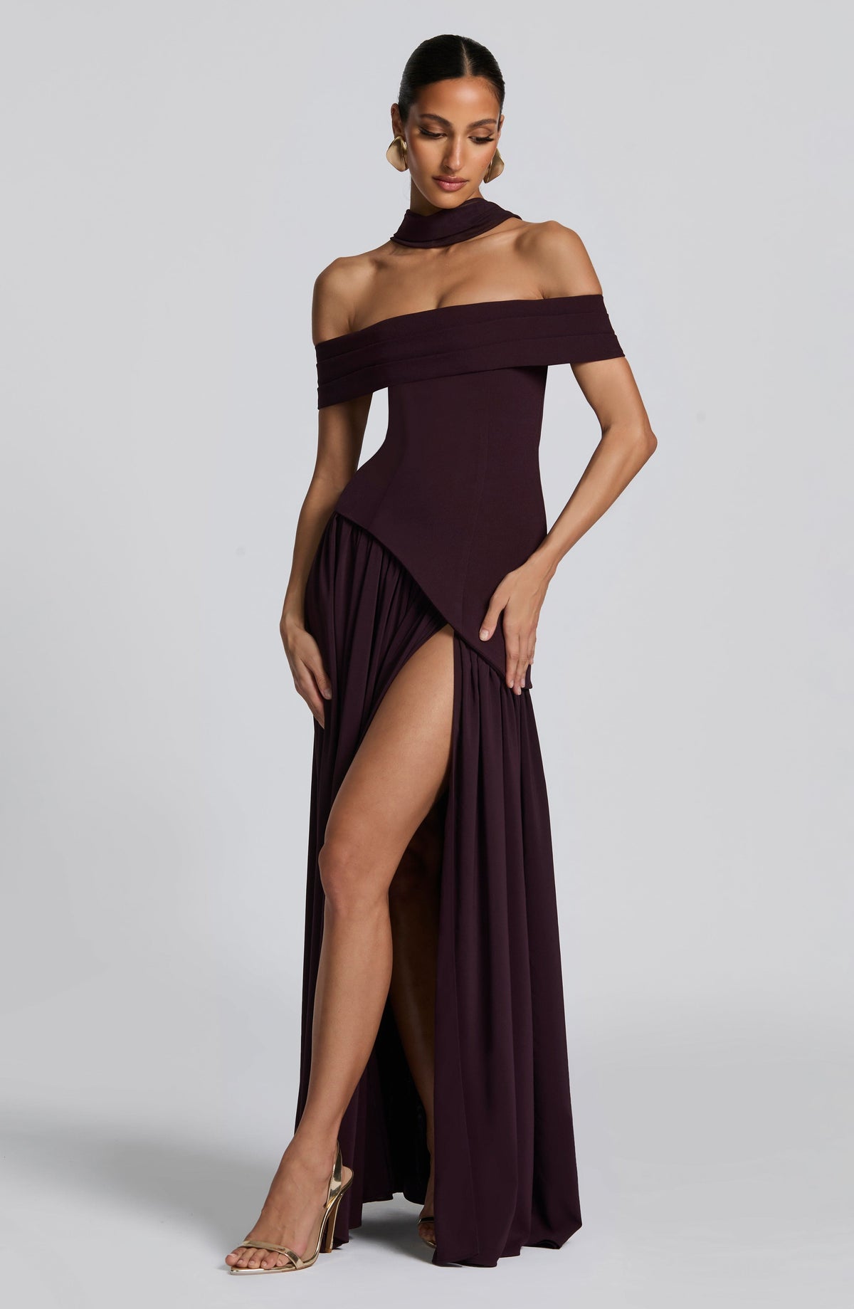 Vestido Maxi Bardot Xenia