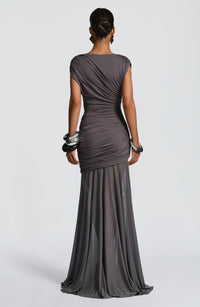Vestido Maxi Drapeado Celia Ines