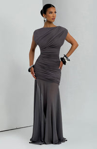 Vestido Maxi Drapeado Celia Ana