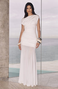 Vestido Maxi Drapeado Celia Ines