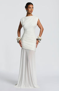 Vestido Maxi Drapeado Celia Ines
