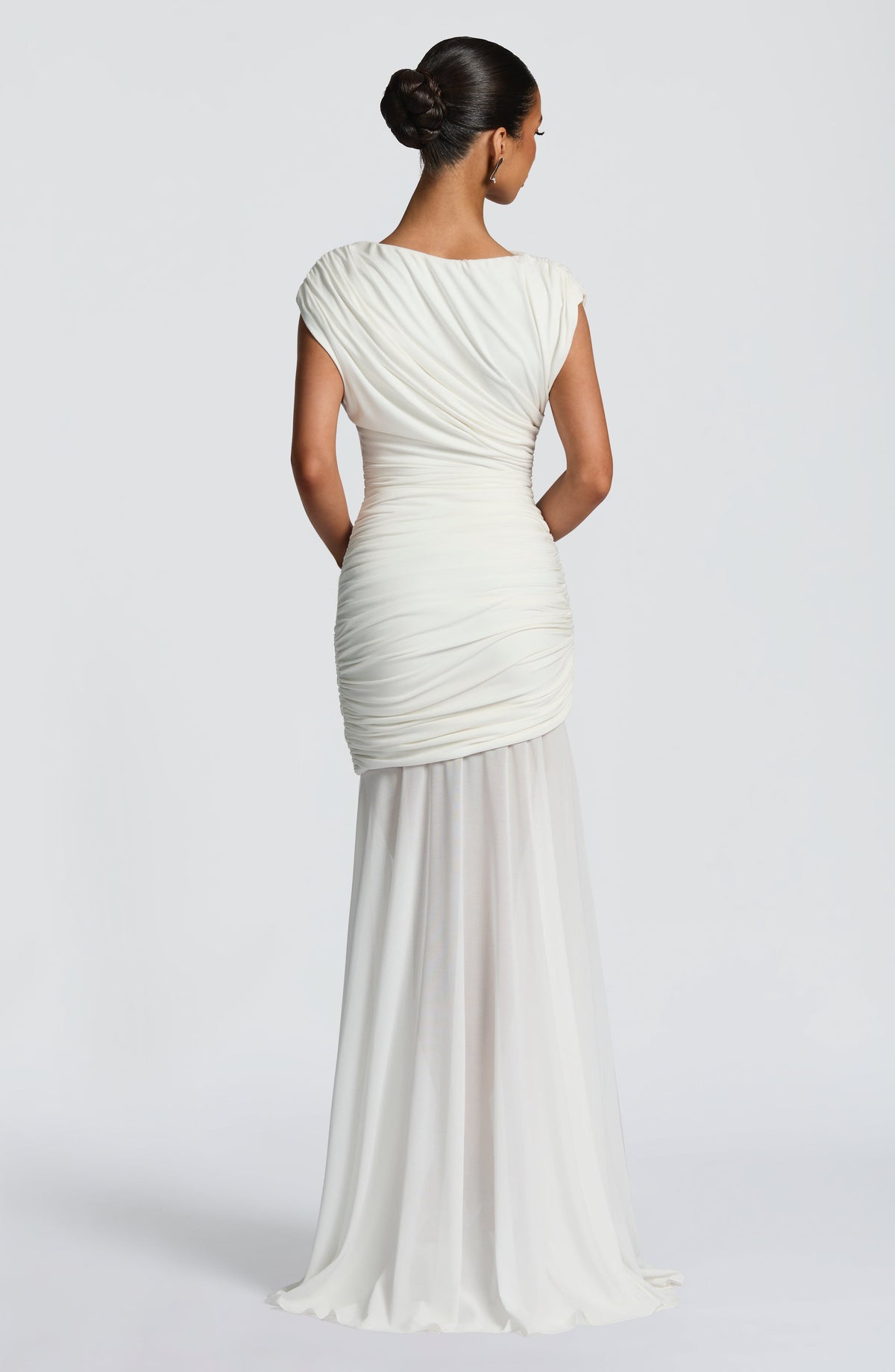 Vestido Maxi Drapeado Celia Ana