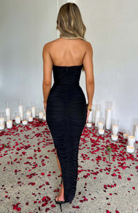 Vestido Maxi Palabra de Honor Lucía Lidia