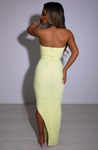 Vestido Maxi Palabra de Honor Lucía Lidia