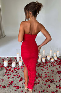 Vestido Maxi Palabra de Honor Lucía Lidia