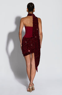 Vestido Mini con Brillo Ana
