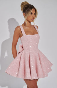 Vestido Mini con Brillo Patricia