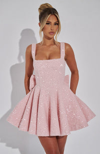 Vestido Mini con Brillo Patricia