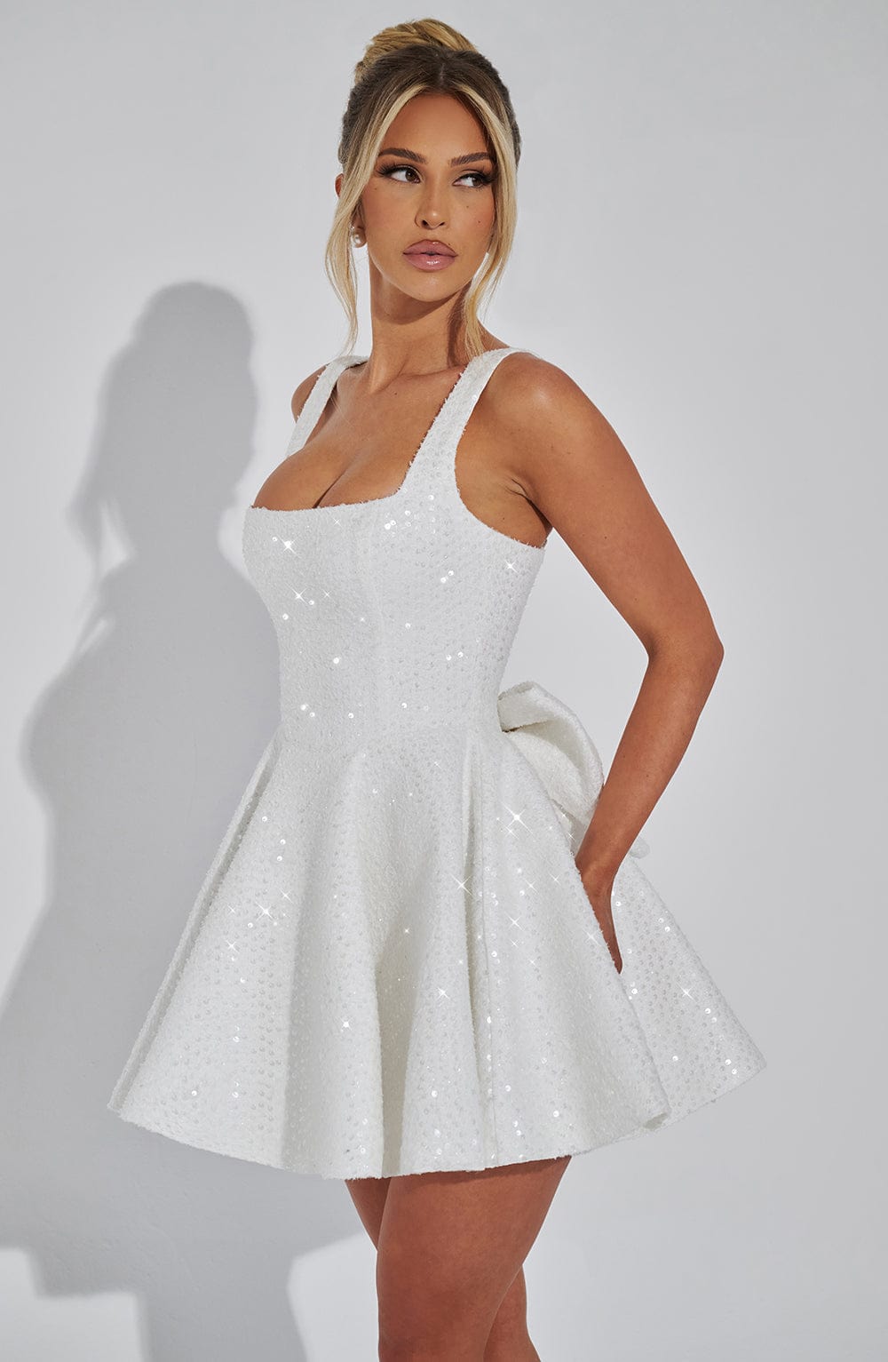 Vestido Mini con Brillo Patricia
