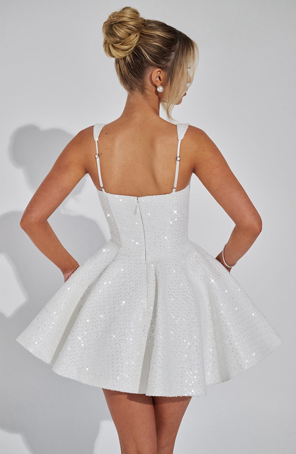 Vestido Mini con Brillo Patricia
