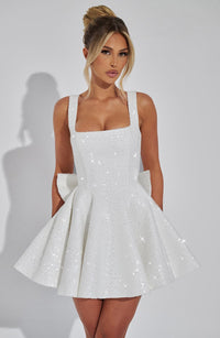 Vestido Mini con Brillo Patricia