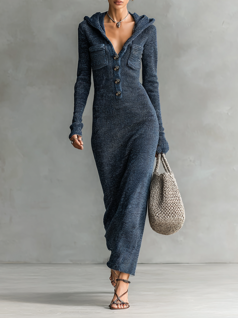 Vestido Maxi de Punto Lea