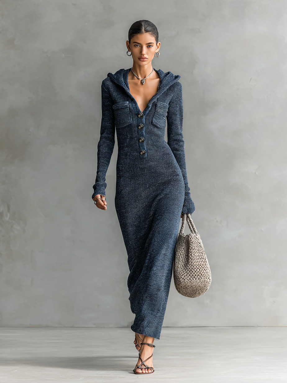 Vestido Maxi de Punto Lea