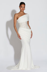 Vestido Maxi Bardot Carlota Yolanda